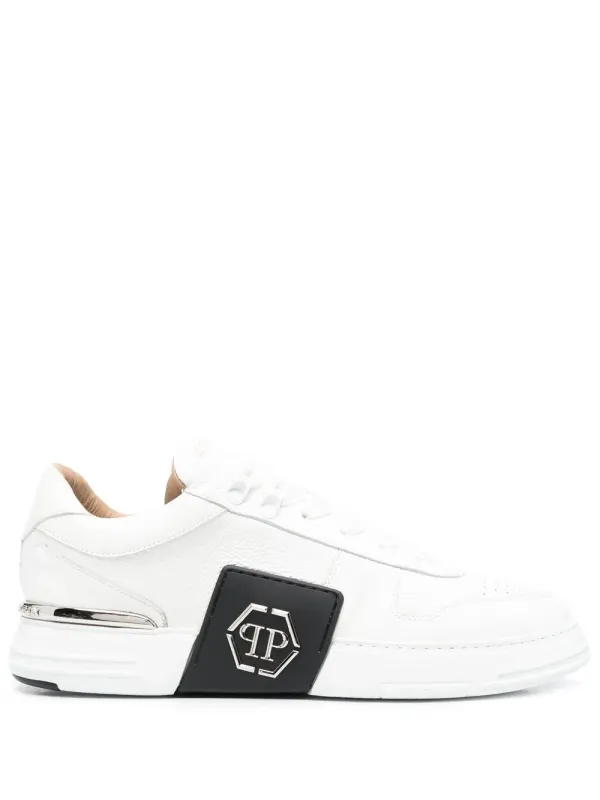 Philipp Plein Hexagon low-top sneakers – White (FABSUSC0272PLE010N)