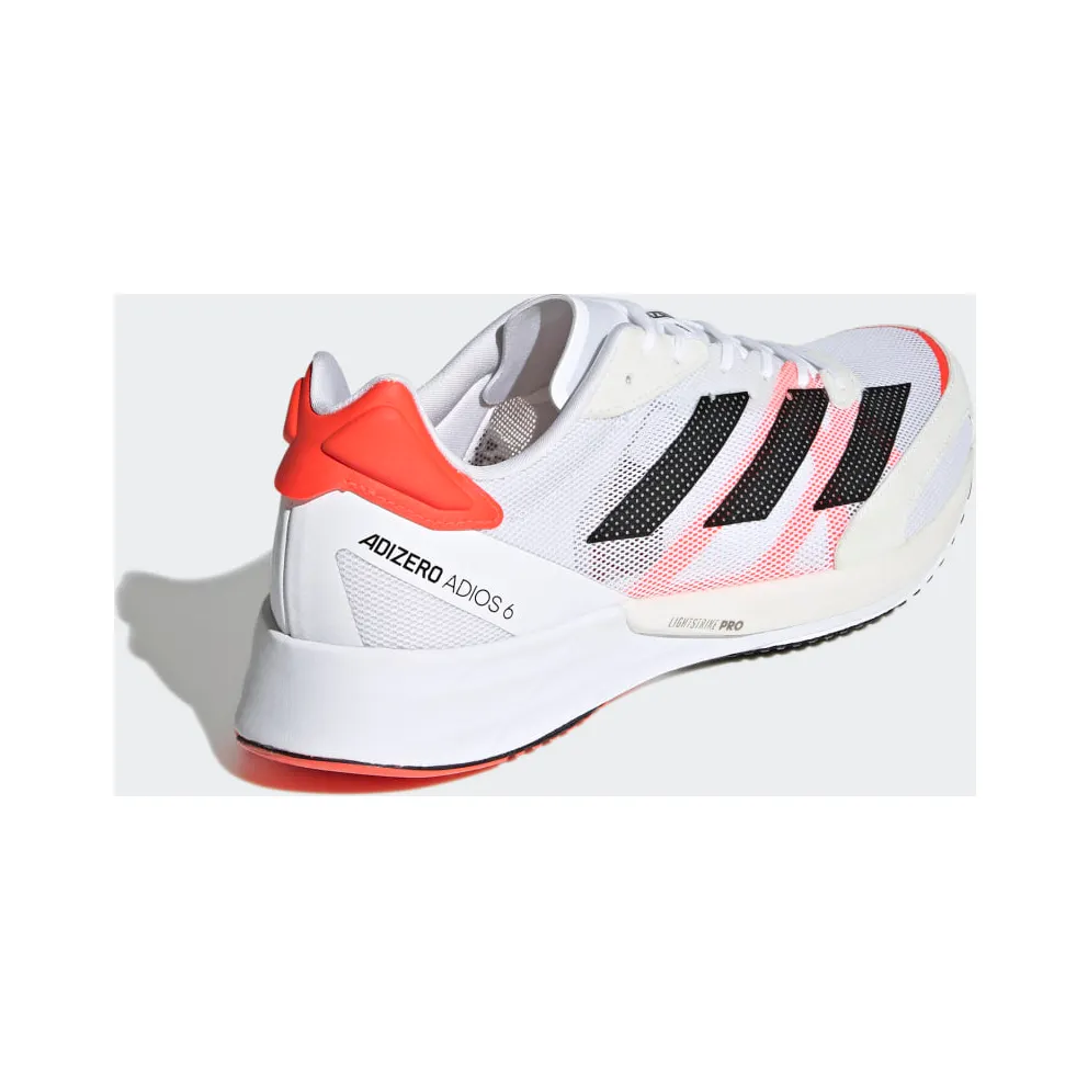 adidas Adizero Adios 6 Cloud White / Core Black / Solar Red (FY4073)