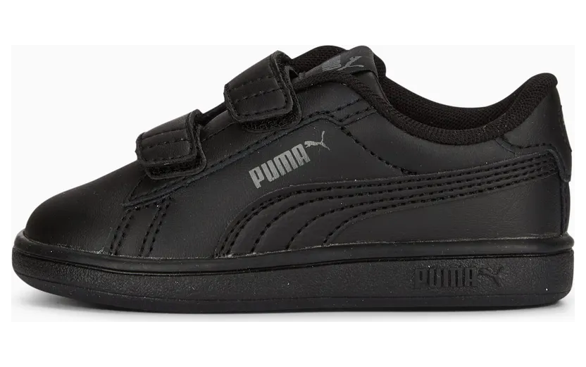 Puma Smash 3.0 Leather V Baby Grey/Black (392034-01)