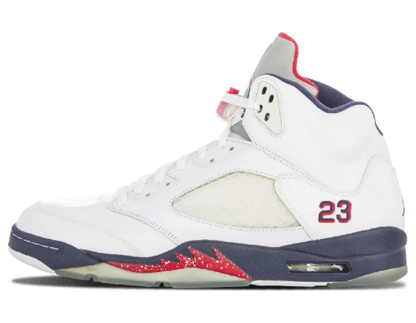 Air Jordan Nike AJ 5 V Retro Olympic 2011 (136027 103)
