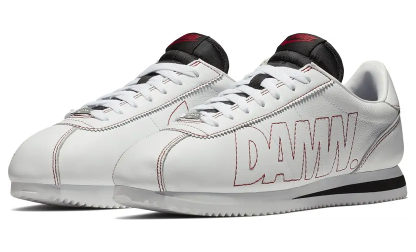 Nike Cortez Kenny 1 Kendrick Lamar Damn White Gym Red