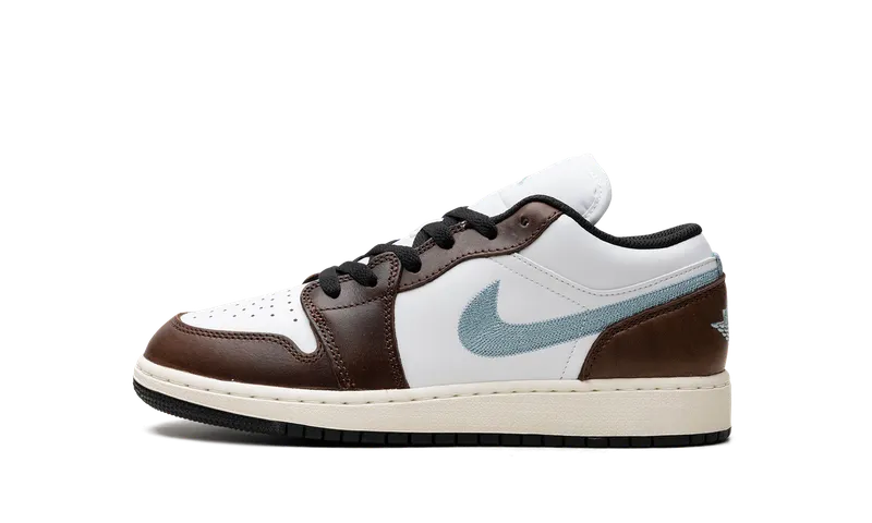 Air Jordan 1 Low GS “Brown White Blue” (FQ8156-142)