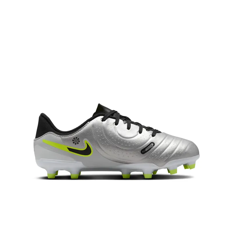 Nike Tiempo Legend 10 Academy FG/MG Metallic Silver Volt Black (DV4348-001)