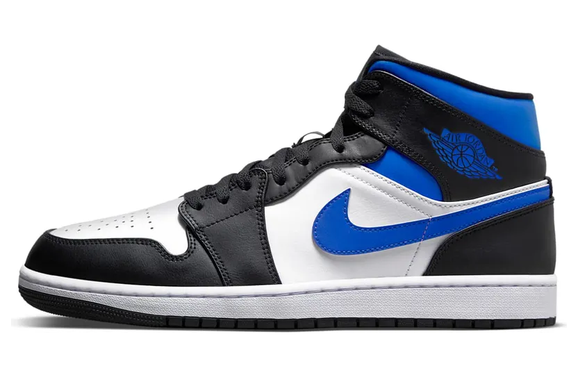 Air Jordan 1 Mid “Racer Blue / Black / White” (554724-140)