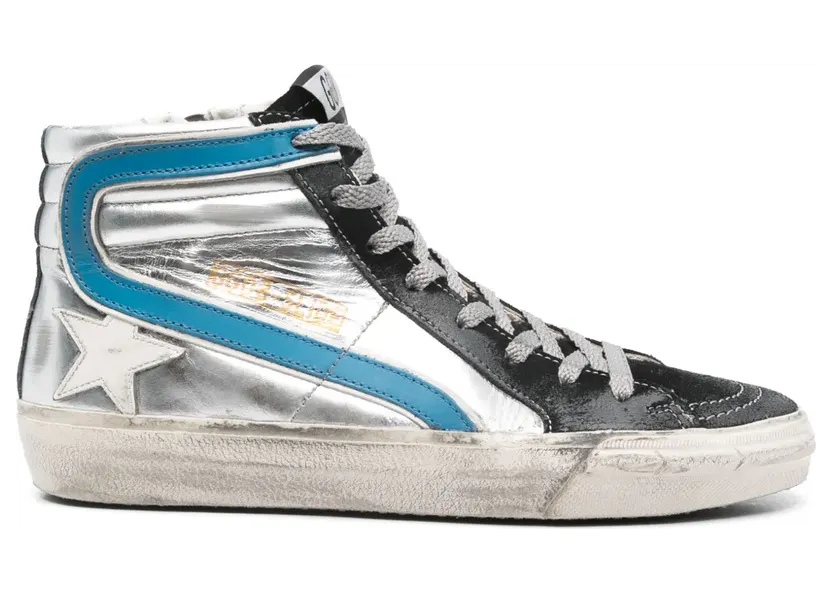 Golden Goose Slide High-Top-Sneakers “White” (GWF00115F003130)