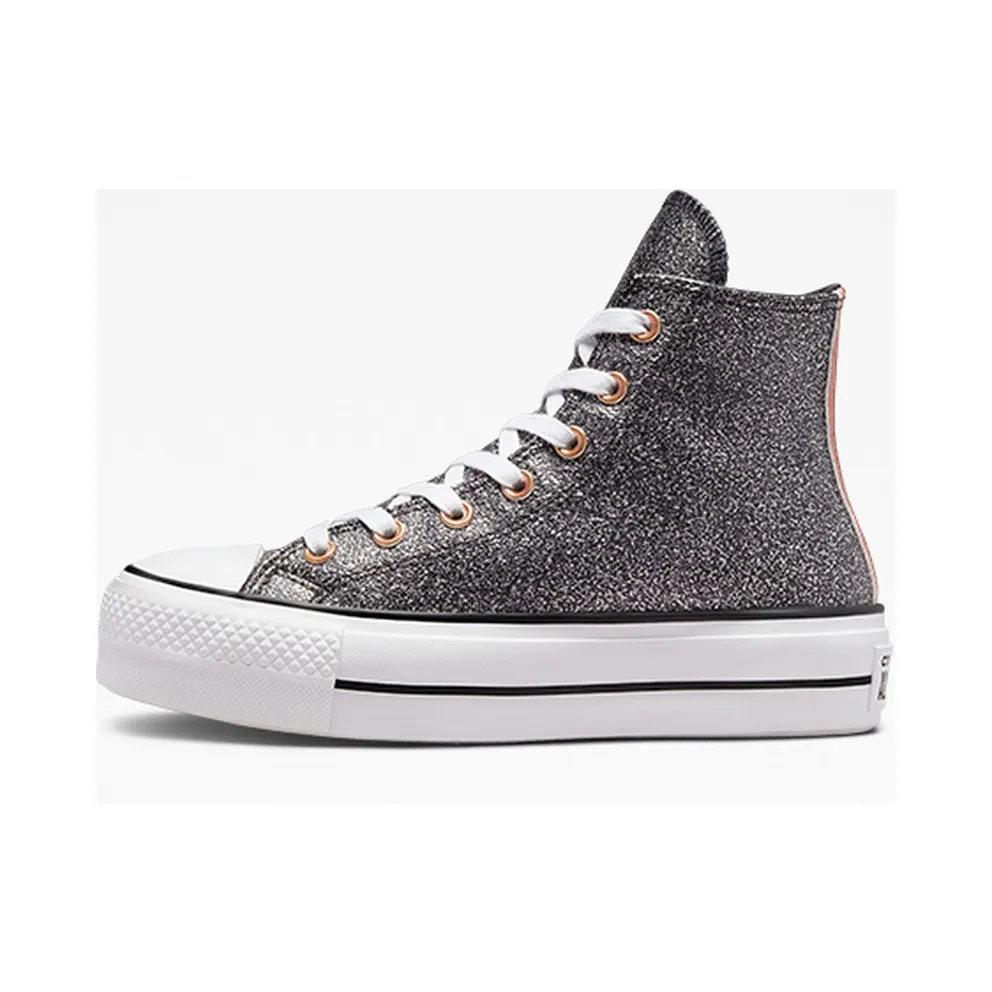 Converse Chuck Taylor All Star Lift Platform Metallic Glitter Black/copper/White (A01301C)