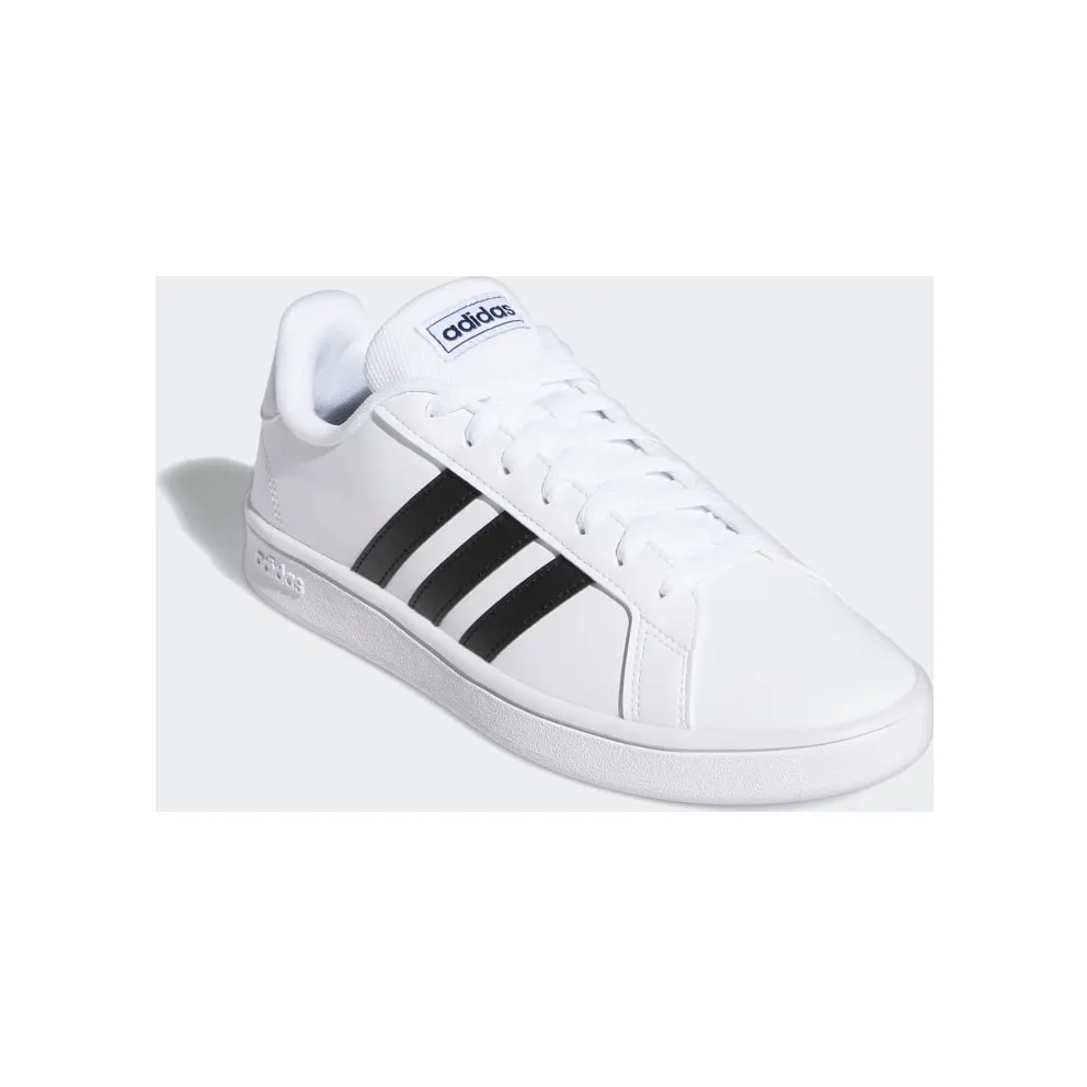 Adidas Grand Court Base Cloud White / Core Black / Dark Blue (EE7904)