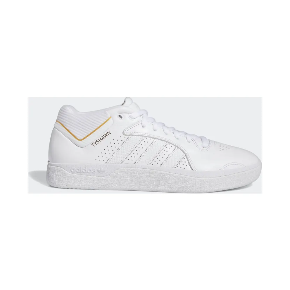 adidas Tyshawn Remastered Skateschuh Cloud White / Cloud White / Gold Metallic (IG5273)