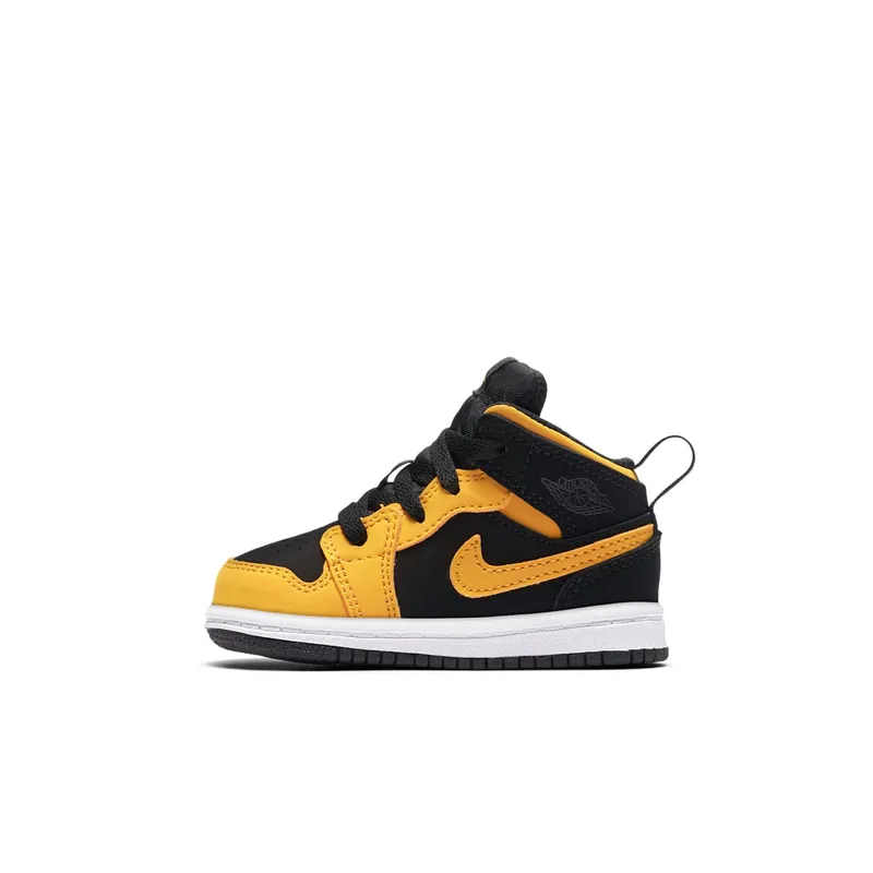 Jordan 1 Mid Reverse New Love (TD) Black/University Gold-White (640735-071)