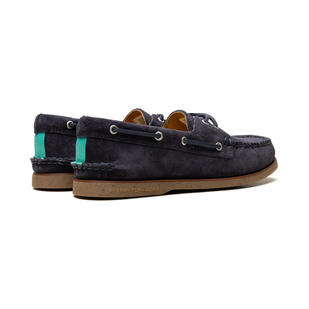 Sperry Gold Authentic Original 2-Eye “Navy Suede” (STS24018)
