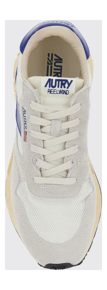 Autry Reelwind Nylon and Suede Bovine Leather Sneakers with Jagged Sole Grey (WWLMT01W) (3)