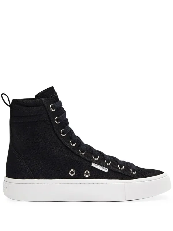 Courrèges Canvas 01 High-Top- – Black (VESSSN014CO0105)