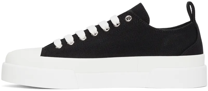Dolce & Gabbana Black & White Portofino Light Sneakers (CS1888 AO867)