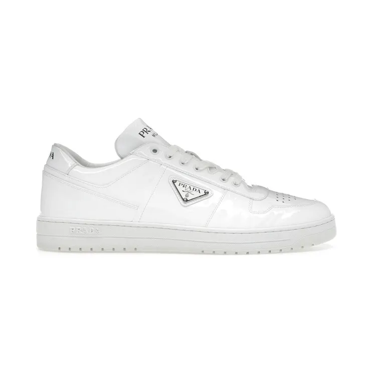 Prada Downtown Low Top Sneakers Leather White (2EE364_3LJ6_F0009)
