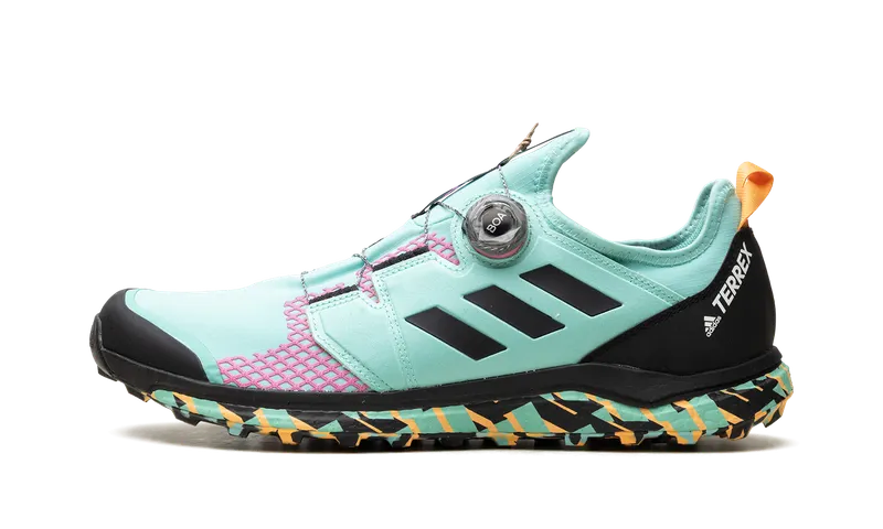 Adidas Terrex Agravic BOA® Trail Running Acid Mint / Core Black / Screaming Pink (FY9457)