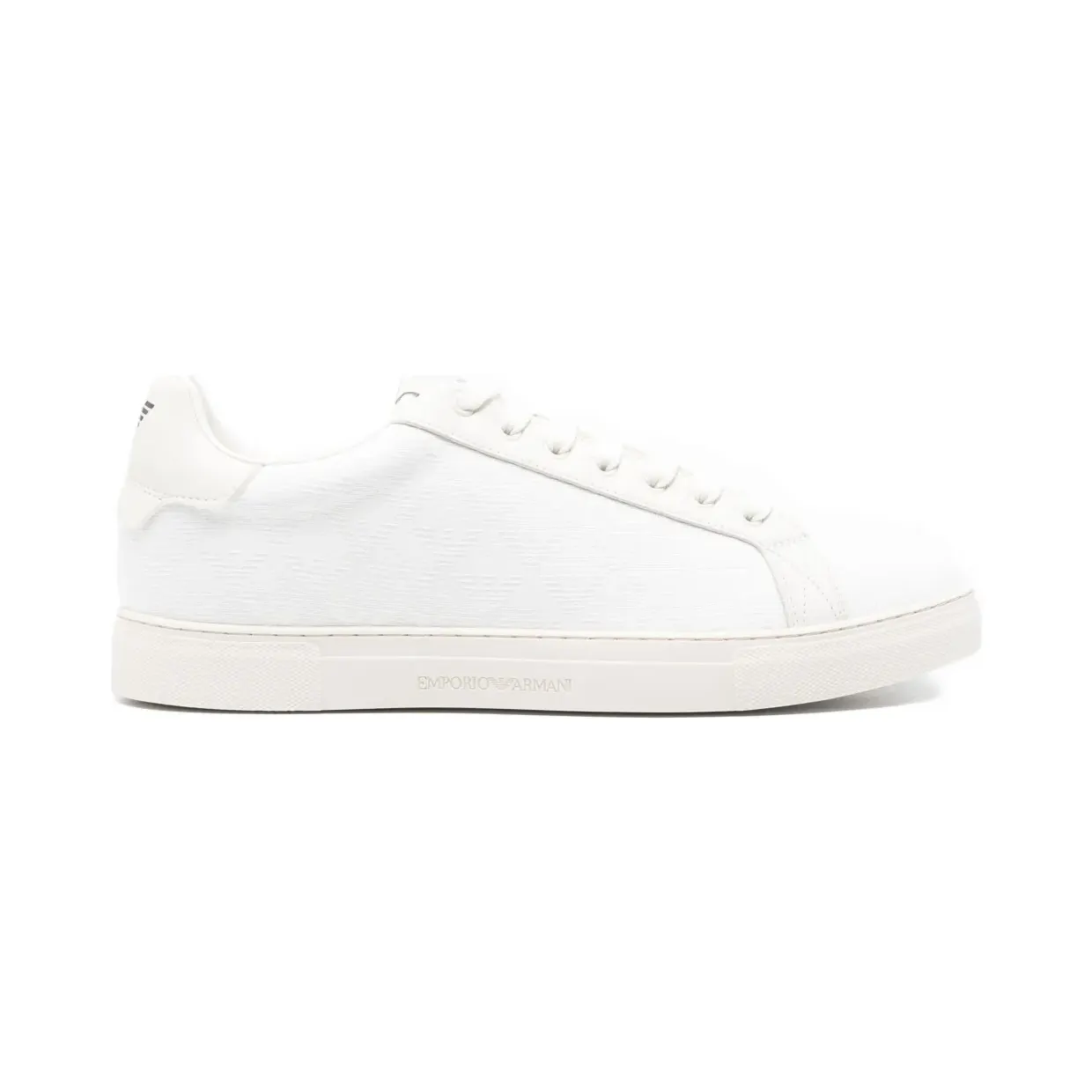Armani Emporio Armani mit Ledereinsätzen “White” (EM003843AF20003M0107)