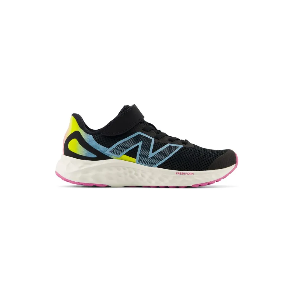 New Balance Fresh Foam Arishi v4 Bungee Lace Black Real Pink Chrome Blue (PAARIGF4)