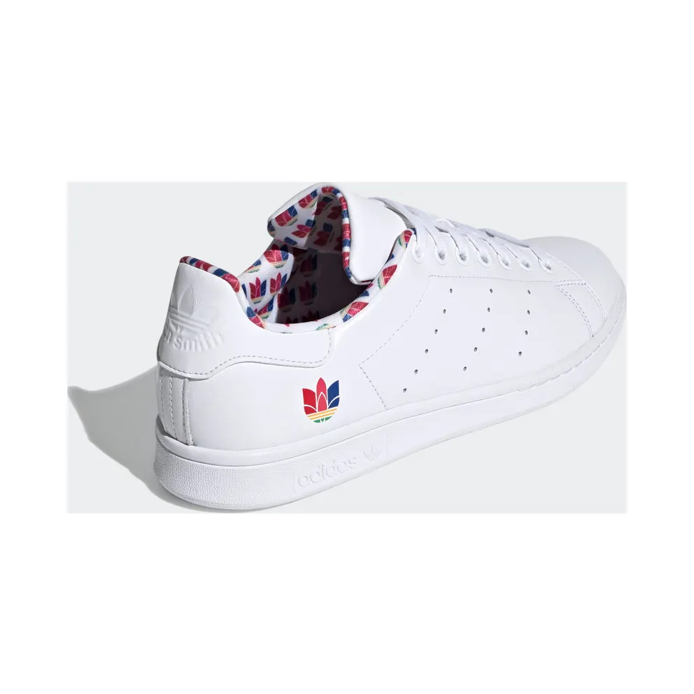 Adidas Stan Smith ‘Colorful Trefoil’ Cloud White/Cloud White/Scarlet (FY2839)