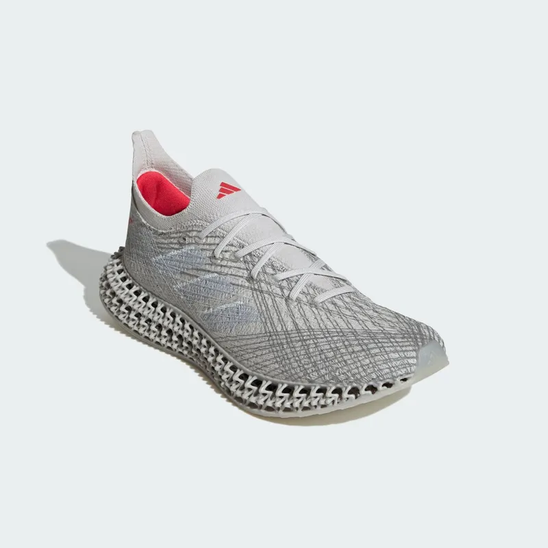 Adidas 4DFWD x STRUNG Running Shoes Grey One / Matte Silver / Pure Ruby (ID1419)