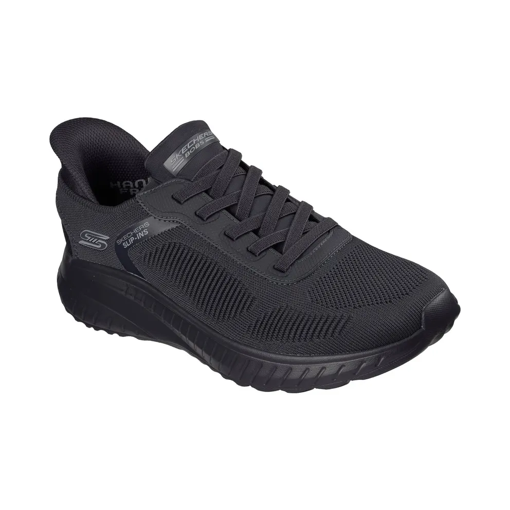 Skechers Slip-ins: BOBS Sport Squad Chaos – Solid Step Sneaker Donker Houtskool