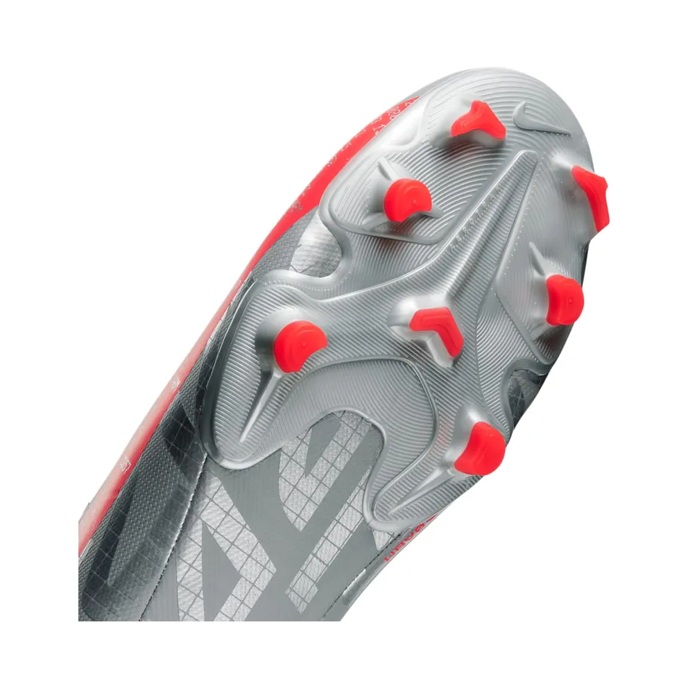 Nike Mercurial Vapor 13 FG/MG Metallic Grey Crimson (AT5269-906)