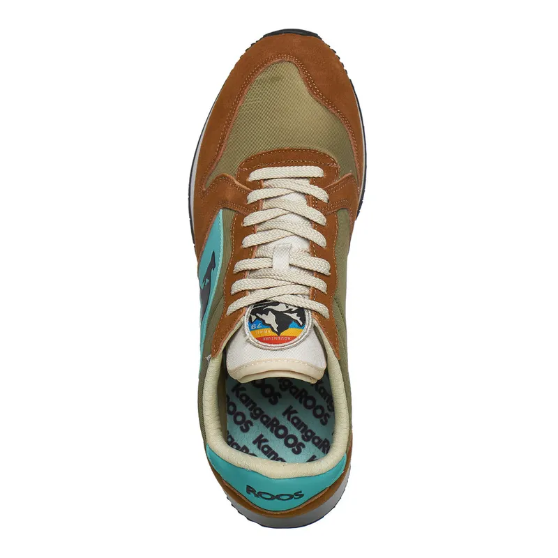 KangaROOS Rally Trail Saddle Brown / Green (47286-3078)