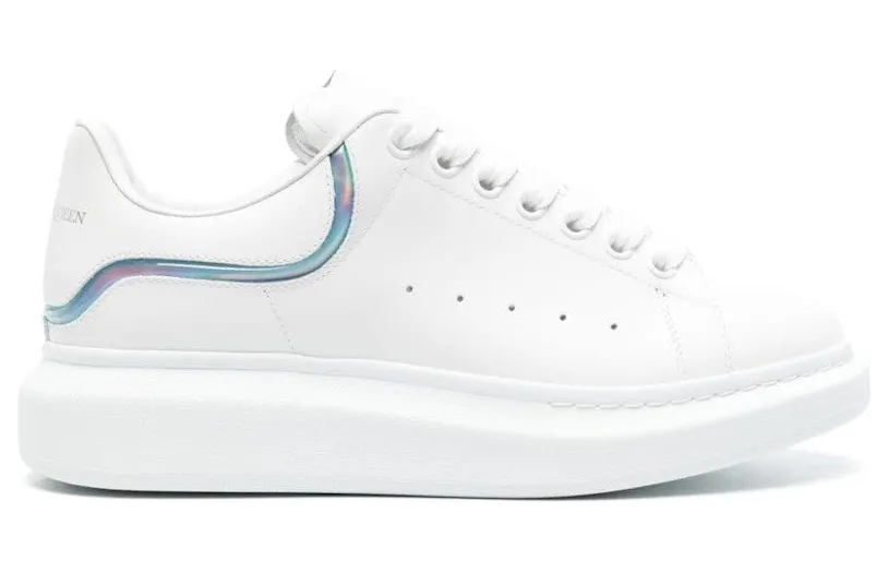 Alexander McQueen Oversized White Iridescent Stripe (782467WIE9R8757)