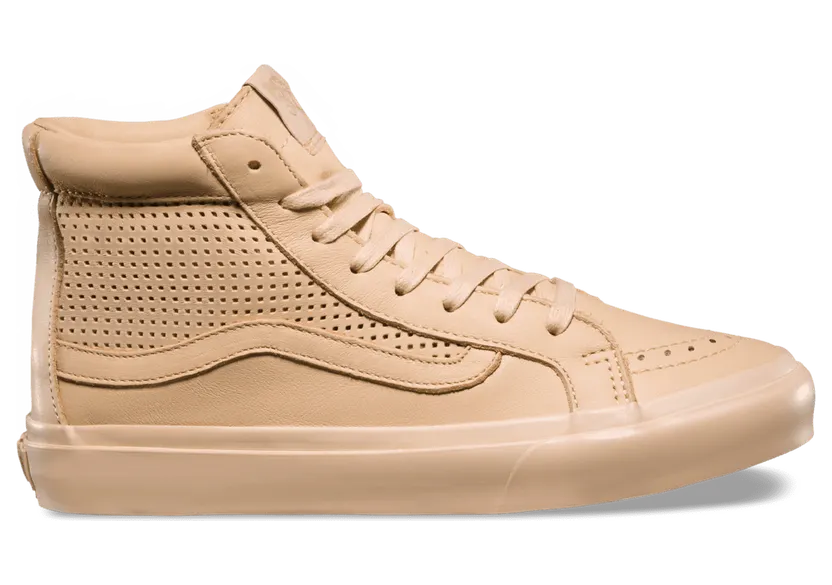 VANS Square Sk8-hi Slim Cutout Geperforeerde Schoenen (Beige)