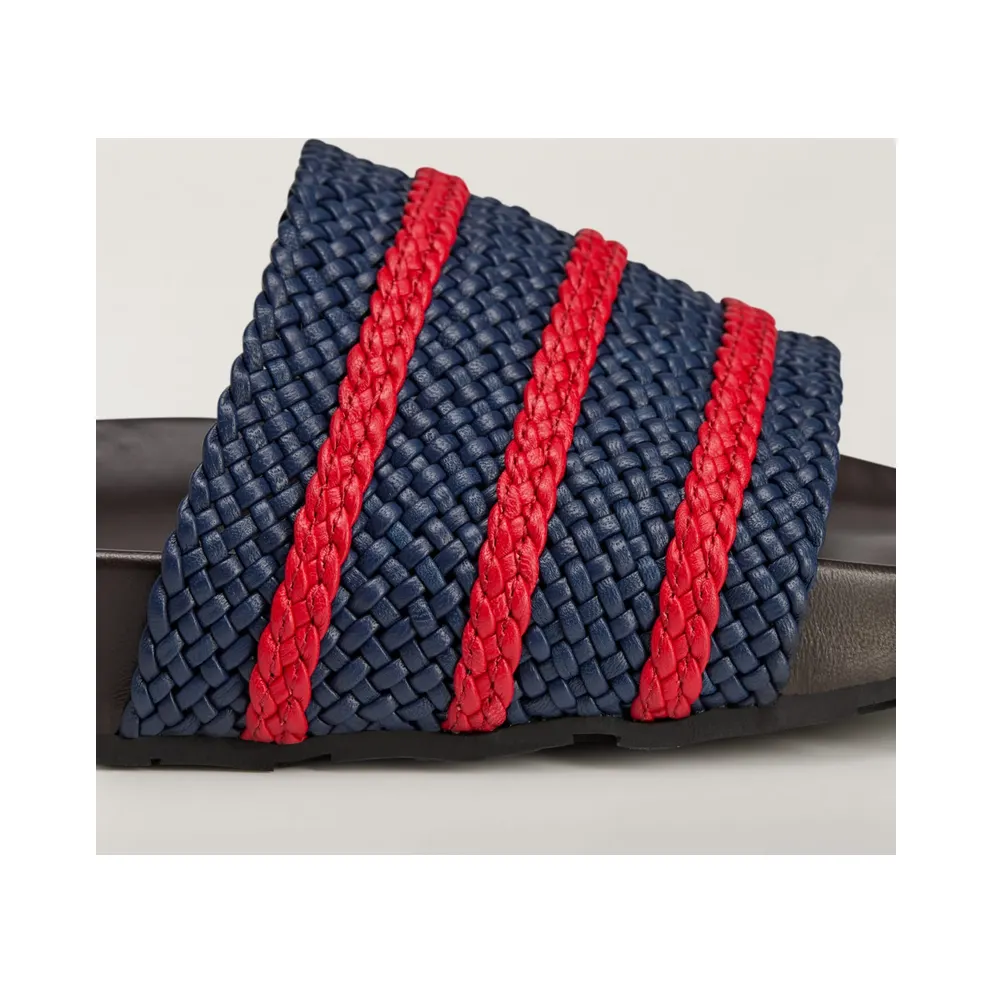 Adidas Adilette Slides “Wales Bonner Night Indigo Scarlet” (KI3388)