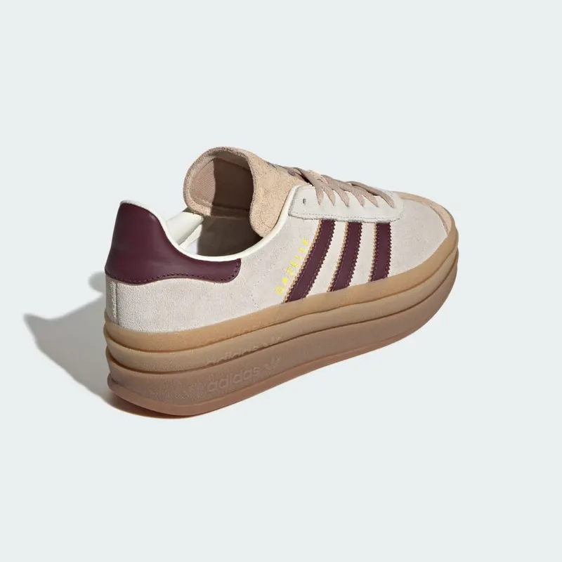 Adidas Gazelle Bold Cream White / Maroon / Magic Beige (JQ5127)