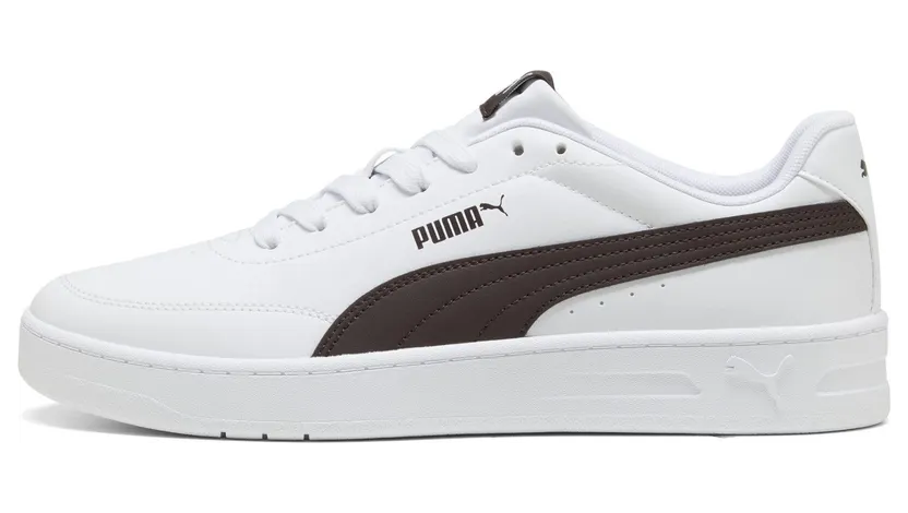 Puma Court Classic Clean “Puma White / Chocolate Fondue” (402223_21)