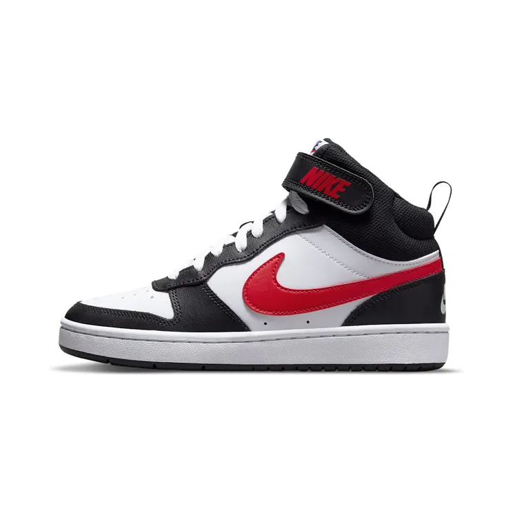 Nike Court Borough “White / Black / University Red” (DO5889-161)