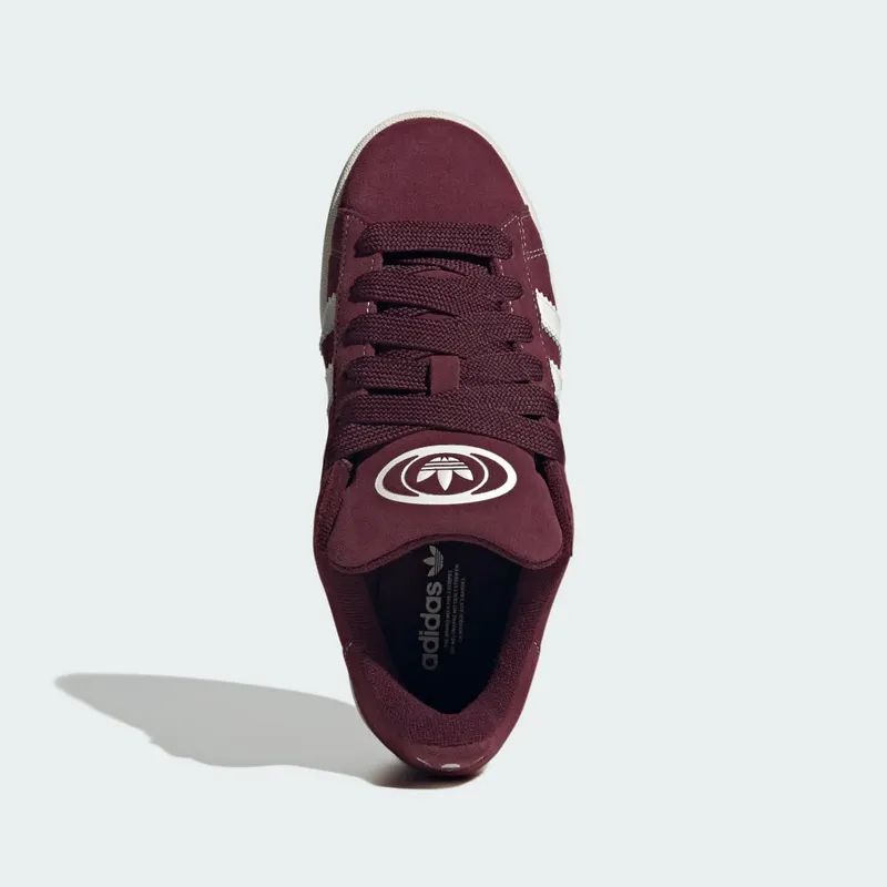 Adidas Campus 00s Maroon / Core White / Maroon (JS2761)