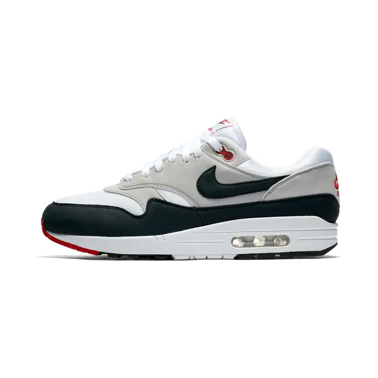 Nike Air Max 1 Anniversary “White / Neutral Grey / Black / Dark Obsidian” (908375-104)