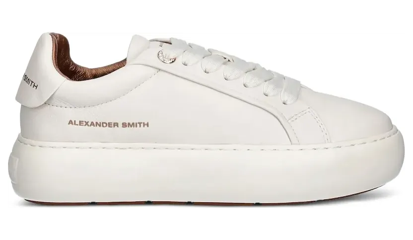 Alexander Smith Sneakers mit dicker Sohle – Weiß (ASBBSOW3560)
