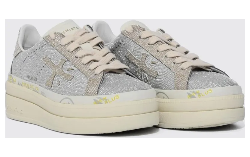 Premiata Claudia Nylon with Rhinestones Silver (CLAUDIA8132)