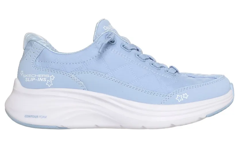 Skechers Slip-ins: Contour Foam “Cozy Fit Licht Blue” (303949LLTBL)