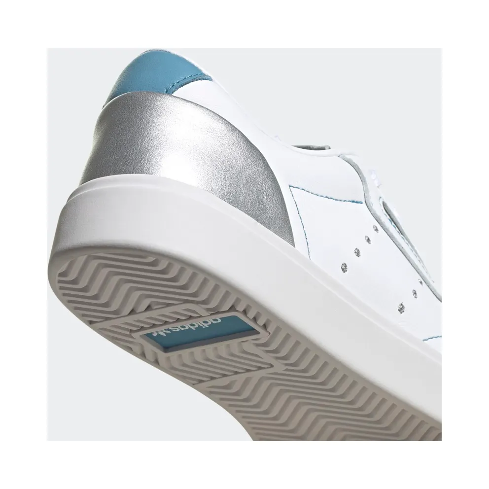 adidas Sleek Cloud White / Silver Metallic / Hazy Blue (FY5055)