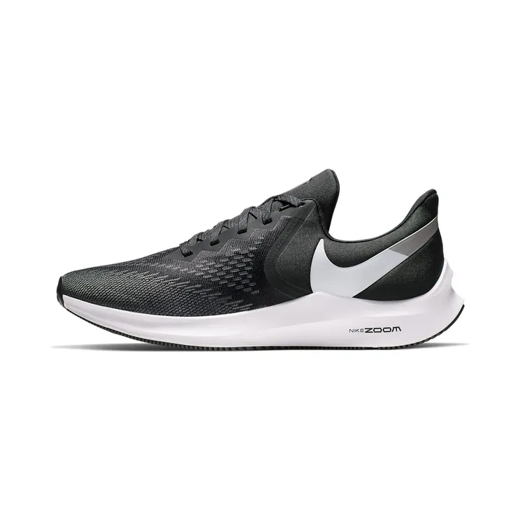 Nike Zoom Winflo 6 “Black / Dark Grey / Metallic Platinum / White” (AQ7497-001)