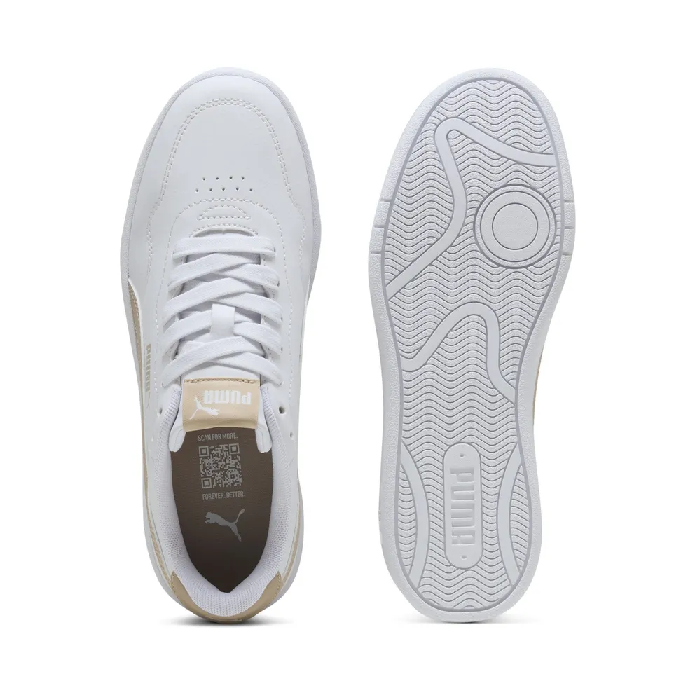 Puma Court Lally “Puma White / Birch” (400367_19)