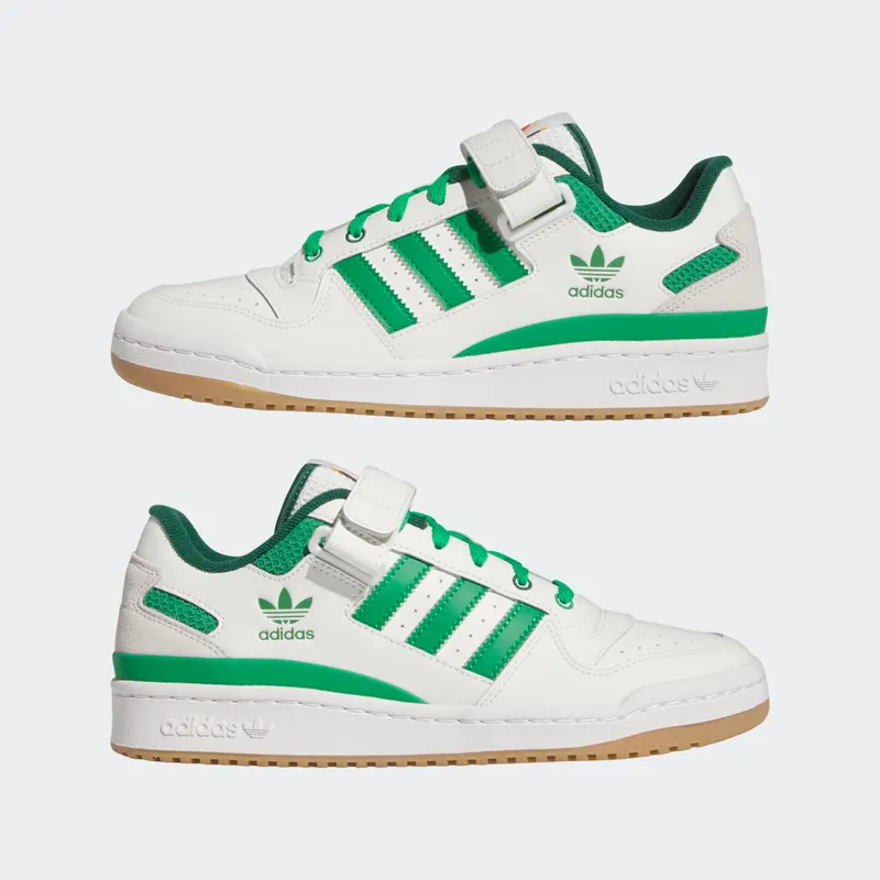 adidas Forum Low Cloud White / Green / Gum (IE7175)