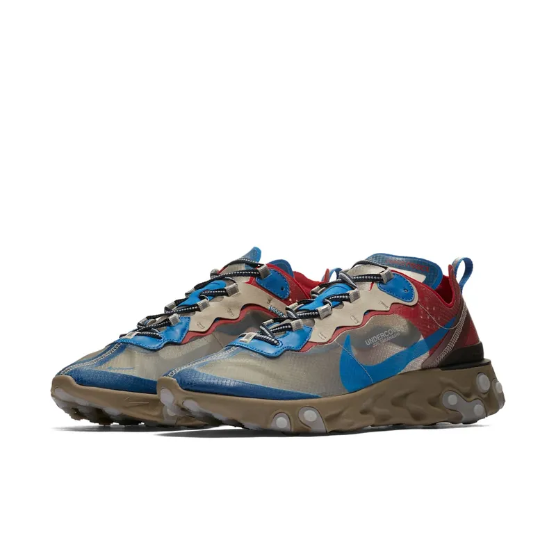 Nike React Element 87 Undercover Light Beige Chalk Light Biege Chalk/Signal Blue (BQ2718-200)