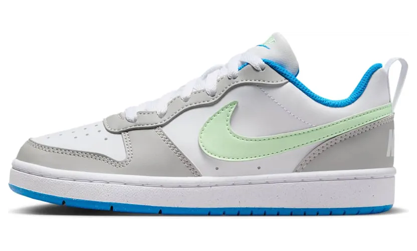 Nike Court Borough Low Recraft Light Iron Ore White Photo Blue Vapor Green (DV5456-005)