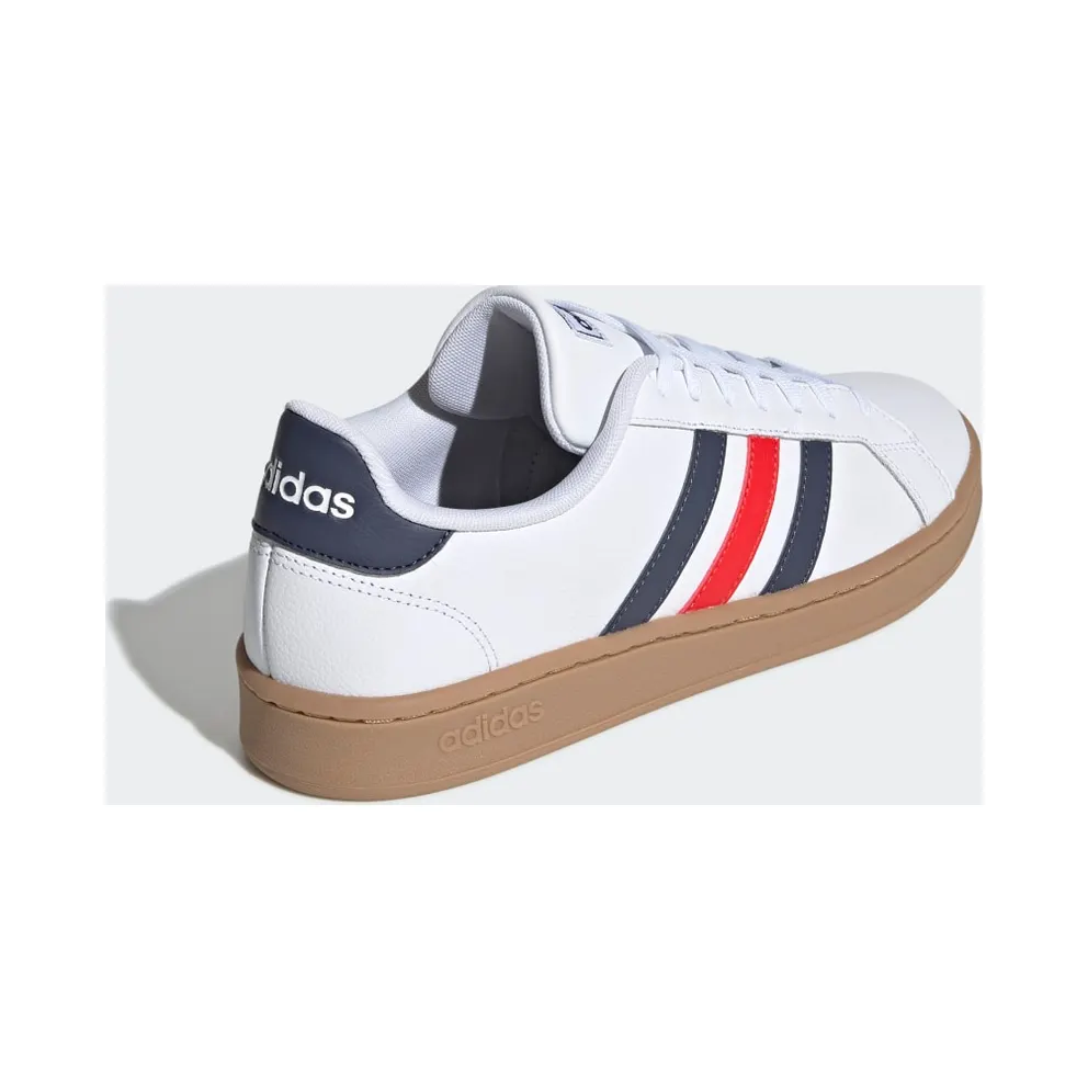 Adidas Grand Court Cloud White / Trace Blue / Active Red (EE7888)