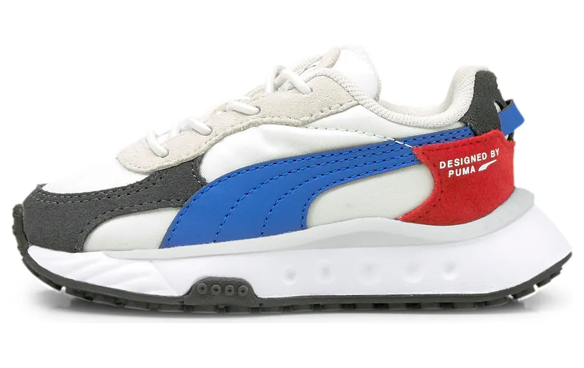 Puma Wild Rider Rollin’ babysneakers Zwart/Wit (382030-03)