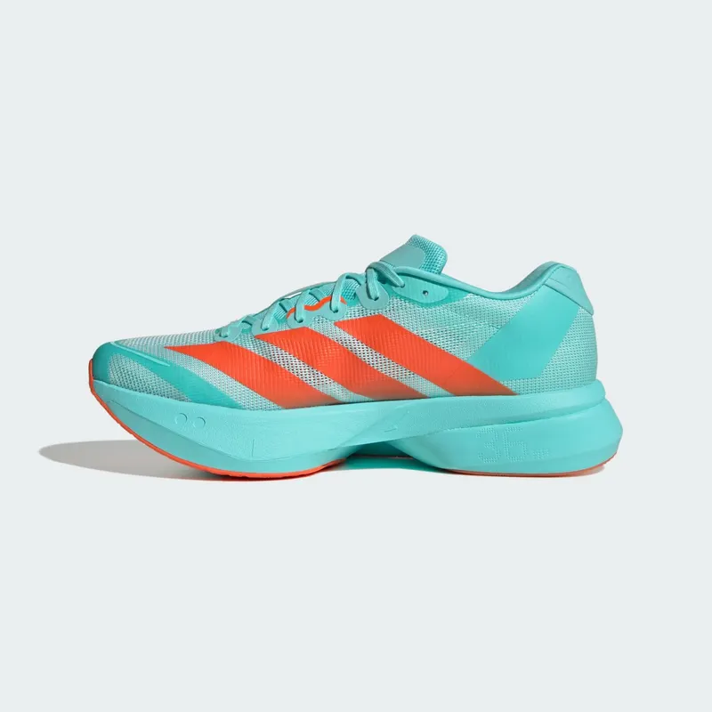 Adidas Adizero Boston 13 Flash Aqua / Impact Orange / Iron Metallic (KZ9027)