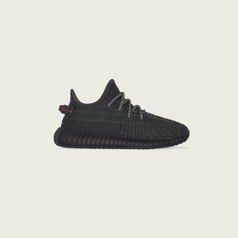 Adidas Yeezy Boost 350 V2 ‘Black’ (Kids / K Sizes) (2019) (FU9013)