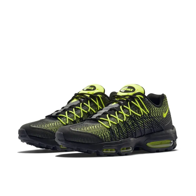Nike Air Max 95 Jacquard Black Volt Black/Volt-Drk Grey-Mttlc Slvr (749771-007)