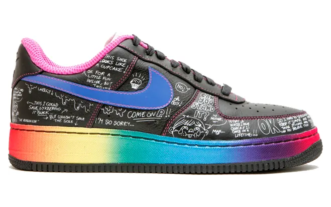 Nike Colette x Air Force 1 Low Supreme ‘Busy P’ Black/Varsity Royal (318985-041)