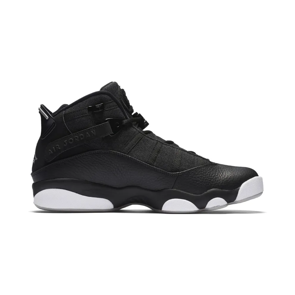 Jordan 6 Rings Black Matte Silver Black/White-Matte Silver (322992-021)